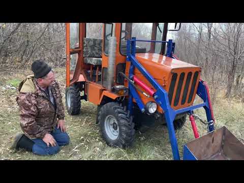 Видео: Самодельный КУН ковш на самодельный трактор фронтальный погрузчик