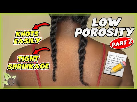 Видео: У ваших волос низкая пористость? Как узнать + Советы по уходу (часть 2)