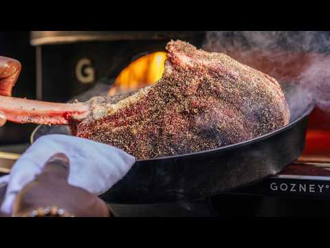 Видео: Как приготовить идеальный стейк на дровах | Gozney
