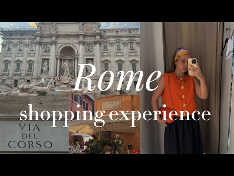 Видео: shopping experience / Рим