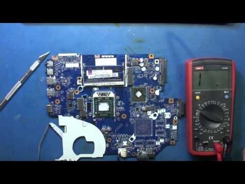 Видео: Видеоотчет по ремонту Acer V3  Q5WV8( LA-8331P). Проверка процессора с помощью тестера.