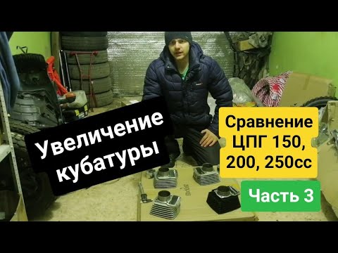Видео: Увеличение кубатуры на китайских двигателях