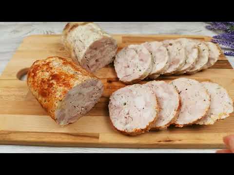 Видео: Приготовьте куриную салями самостоятельно! Я больше не покупаю колбасу! Рецепт без добавок!
