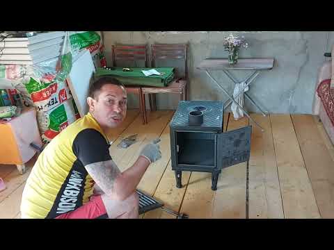 Видео: Печь пч-2 чугунная разборная. "распаковка "