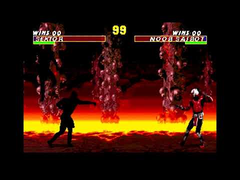 Видео: Ultimate Mortal Kombat 3 (SEGA): Noob Saibot clone glitch | Глюк с клоном Нуб Сайбота