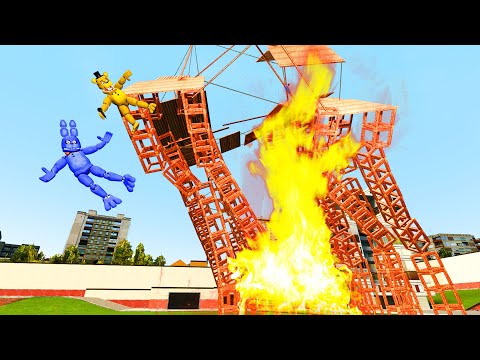 Видео: Выживание в горящем деревянном доме в Гаррис Мод GMOD SANDBOX ► Garry's Mod