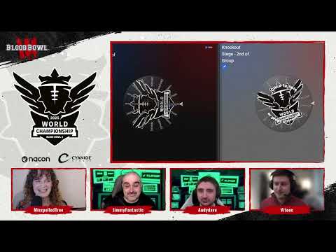 Видео: Blood Bowl 3 — жеребьевка плей-офф чемпионата мира 2025 года!