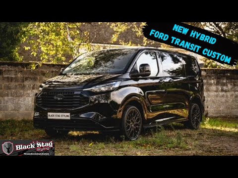 Видео: Модифицированный Ford Transit Custom Hybrid 2024 — полный обвес, НОВЫЕ литые диски, спойлеры и мн...