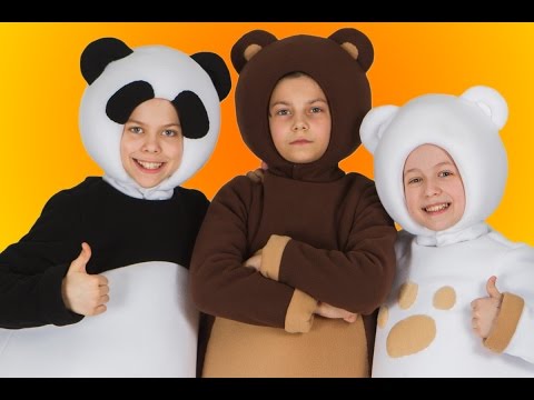 Видео: Три Медведя - МУЛЬТИМИР 2016 - Выступление Трех медведей для детей 4 июня 2016 года на ВДНХ в Москве