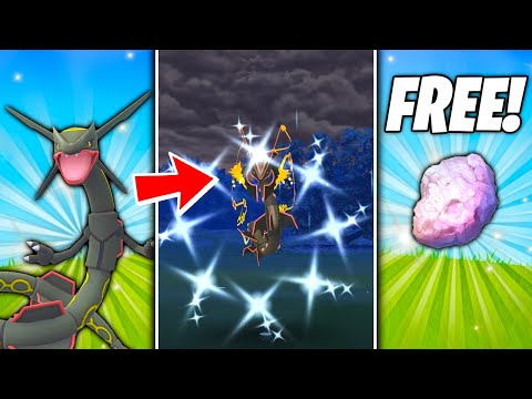 Видео: ХОРОШИЕ НОВОСТИ О ДНЕ МЕГА-РЕЙДОВ РЕЙКВАЗЫ В POKEMON GO! БЕСПЛАТНЫЙ МЕТЕОРИТ / СИЯЮЩИЙ УСИЛИТЕЛЬ ...