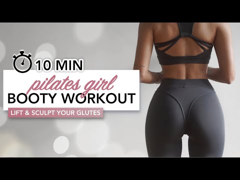 Видео: 10 MIN PILATES GIRL BOOTY WORKOUT | Быстро подтяните и улучшите форму ягодиц! | Eylem Abaci