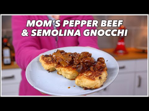Видео: Рецепт перченой говядины с римскими ньокками от моей мамы — Glen And Friends Cooking
