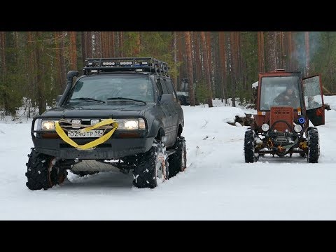 Видео: Турбо-трактор против самого лютого внедорожника в Спб!