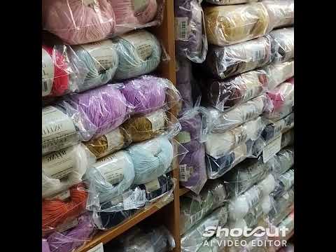 Видео: Обзор пряжи на рынке Садовод