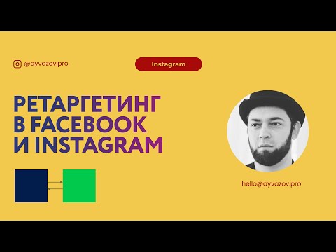 Видео: Ретаргетинг в Instagram и Facebook. Как его настроить?