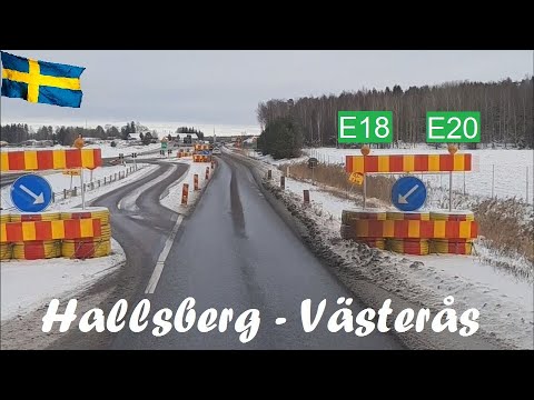 Видео: Sverigefrån Hallsberg till Västerås. Швеция от Халльсберг до Вестерос