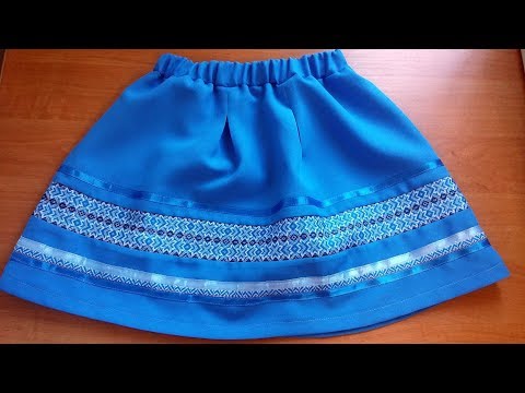 Видео: Костюм с орнаментом. Пошив юбки. Часть 1.