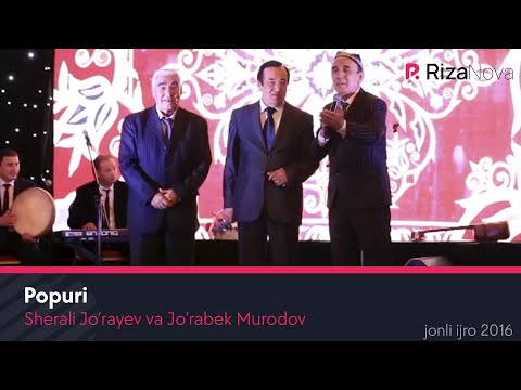 Видео: Sherali Jo'rayev va Jo'rabek Murodov - Popuri (jonli ijro) | Шерали Жураев ва Журабек - Попури 2016