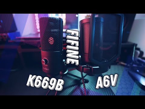 Видео: Сравнение Fifine k 669b и Fifine A6 Ampligame