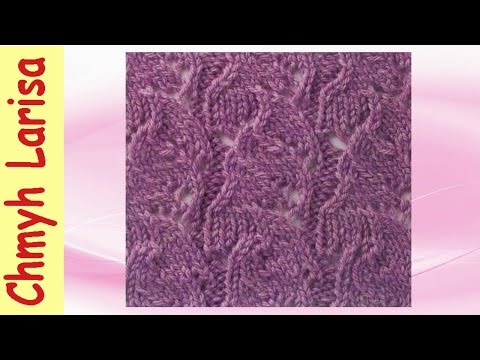 Видео: ▶️ Простой ажурный узор спицами для ШАРФА, КОФТЫ, КАРДИГАНА. Вязание спицами для начинающих №33