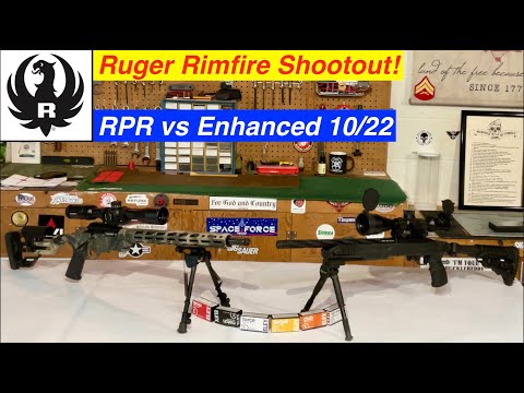 Видео: Ruger Rimfire Shootout! RPR против Enhanced 10/22