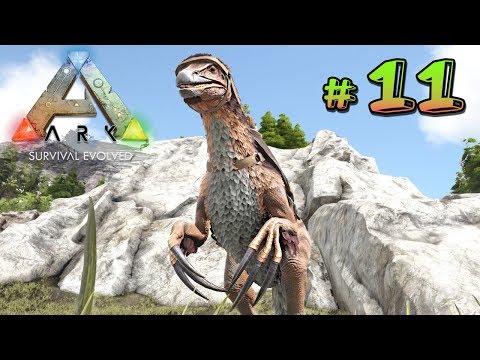 Видео: ARK Survival Evolved на карте Ragnarok - Собираем ресурсы, Теризинозавр   - (11)