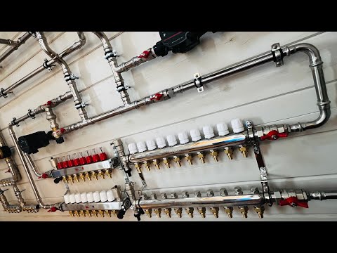 Видео: Монтаж отопления водоснабжения в деревянном доме ￼