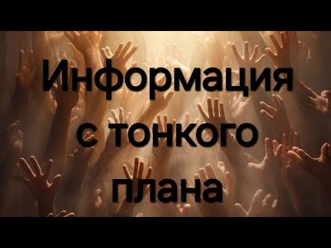 Видео: Информация с тонкого плана