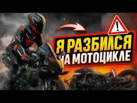 Видео: Разбил Спортбайк по глупости Yamaha R1