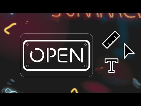 Видео: Создание макета неоновой вывески для фрезеровки в программе Adobe Illustrator CC 2019
