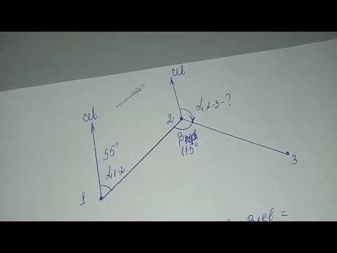 Видео: Ориентирование линий. Дирекционный угол. Румб