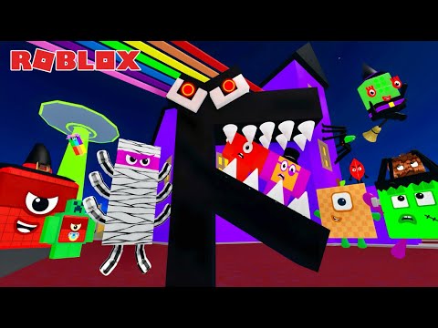 Видео: Numberblocks Город ХЭЛЛОУИН с ВАМИ!