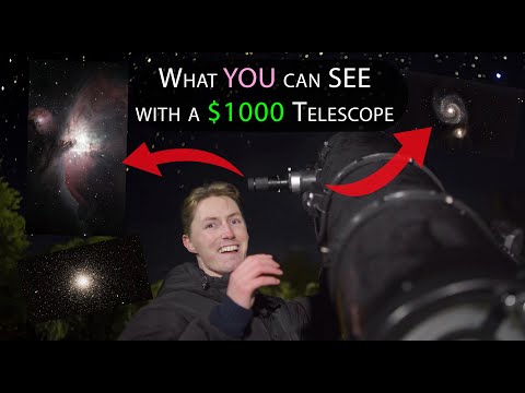 Видео: Что ВЫ сможете УВИДЕТЬ в телескоп за 1000 долларов?! 👀✨🔭