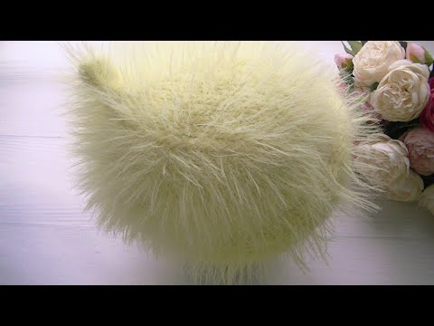 Видео: АБСОЛЮТНЫЙ ТРЕНД!!! ШАПКА"ПЕТЕЛЬКА" ИЗ ПУШИСТОЙ ПРЯЖИ!!!
