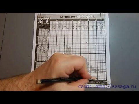 Видео: Как разгадывать японские кроссворды