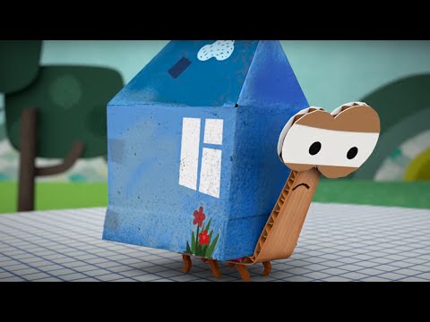 Видео: Мультфильм про оригами - Бумажки - Полезное насекомое - Серия 11