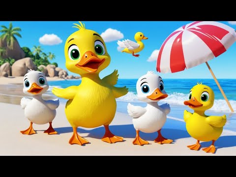 Видео: Утиные танцы на пляжной вечеринке 🦆🎵