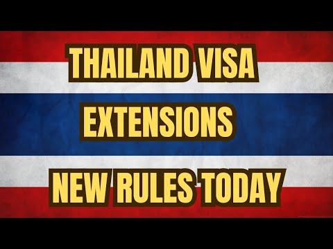 Видео: Продление виз в Таиланд сокращено до двух в год. Срочные меры по иммиграции. Иностранцы должны зн...