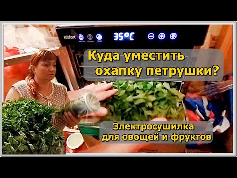 Видео: Сушилка для овощей и фруктов Kitfort КТ1916.