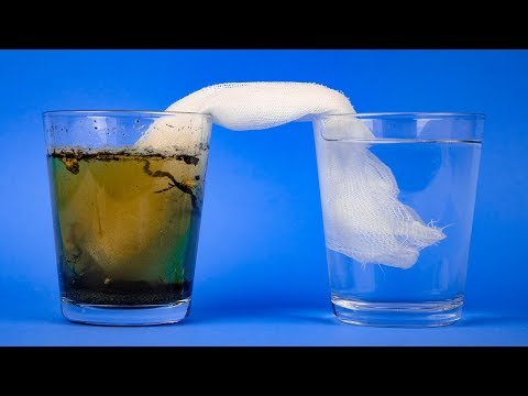 Видео: Как очистить грязную воду? 💦 5 интересных научных экспериментов