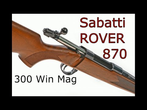 Видео: Сабатти Ровер 870 300 win mag.  Sabatti ROVER 870 300 win mag