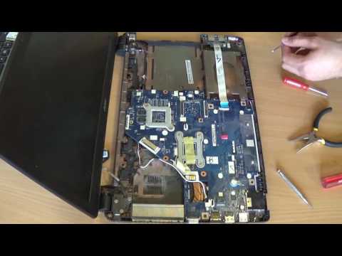 Видео: Как разобрать ноутбук и почистить от пыли Acer Aspire E1-570G