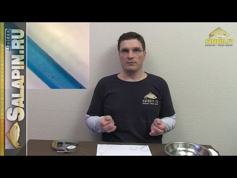 Видео: Покраска лески в домашних условиях [salapinru]