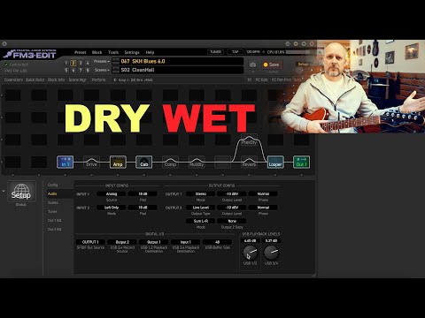 Видео: Запись с Fractal FM3. Как использовать c плагинами. DRY/WET сигнал.(Для начинающих пользователей)
