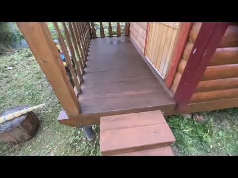 Видео: Обновили крыльцо БАНИ за несколько минут.