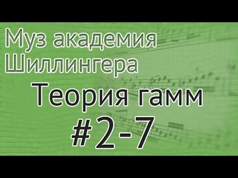 Видео: Музыкальная академия Шиллингера. Теория гамм #2-7