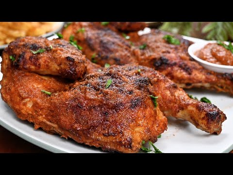 Видео: Жареная курица в духовке с вкуснейшим маринадом PERi-PERi 🔥