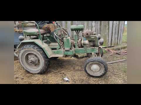 Видео: Самодельный трактор с двигателем УД 25