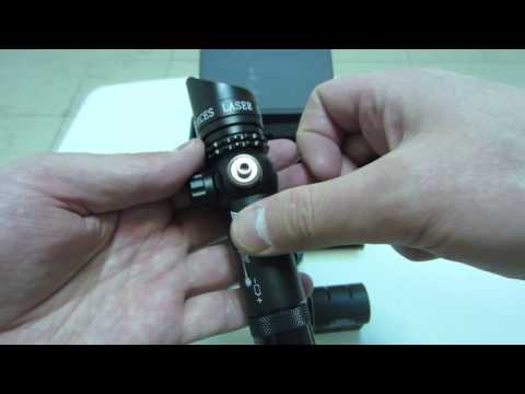 Видео: Лазерный прицел LaserScope