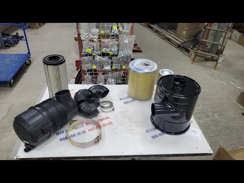 Видео: Сухой воздушный фильтр на трактор.Два варианта.